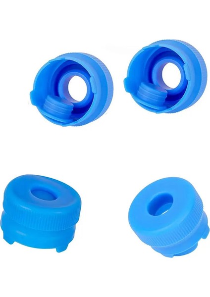 3 5 Galon Su Sürahi Kapağı Yeniden Kullanılabilir Dökülme 55MM Su Şişesi Kapaklar Silikon Yedek Kapaklar Anti Sıçrama 5 Paket Renk: Sürahi Kap-C 4pcs Seti (Yurt Dışından)