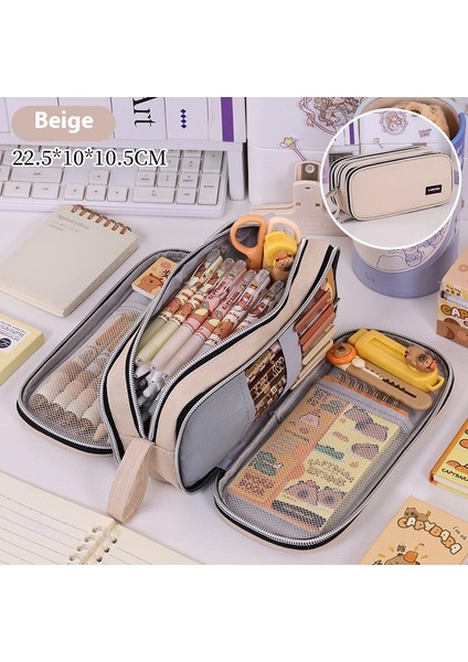 Kalem Kutusuçok Katmanlı Geniş Kapasiteli Öğrenci Kırtasiye Kutusu Kalem Kutusu (Yurt Dışından)