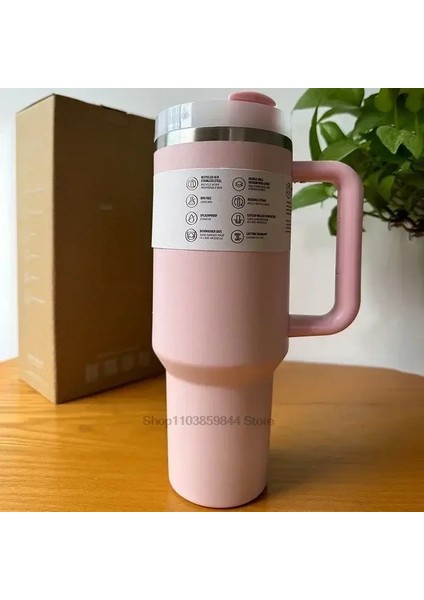 2025 Yeni Büyük Kapasite 40OZ Paslanmaz Çelik Vakum Şişesi - Kapak ve Pipetli Yalıtımlı Tumbler Cup, Seyahat Kapasitesi Için Mükemmel: 40OZ -110MLWITH Logo/renk: 5 (Yurt Dışından)