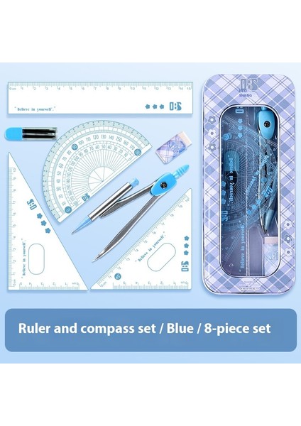 Dairesel Cetvel Öğrenci Kırtasiye Seti (Yurt Dışından)