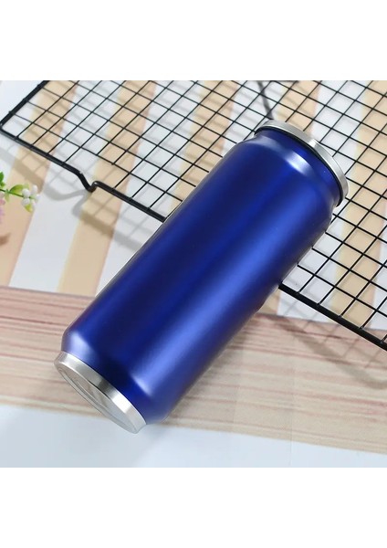 Yüksek Kaliteli Içecek Saman Termos ile Sıcak Yalıtım Olabilir Garrafa Termica Paslanmaz Çelik Su Şişesi 300/500MLCAPACITY: 300ML/RENK: Mavi (Yurt Dışından)
