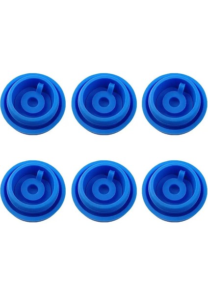 Silikon 5 Galon Su Sürahi Kapağı Kapak Dökülmesine Dalı Yeniden Kullanılabilir Yedek Kapak 55MM Şişe Rengine Uyuyor: 6 Adet Set (Yurt Dışından)