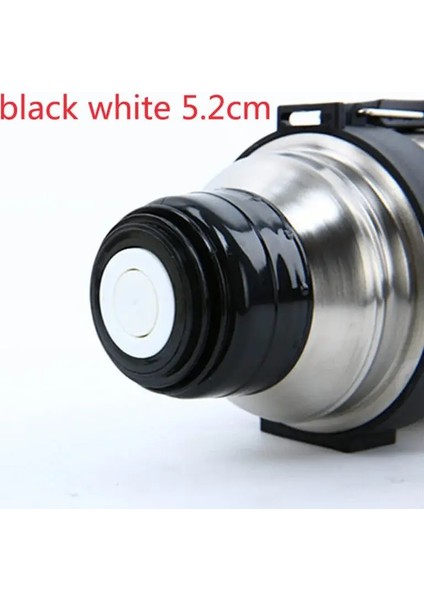 5.2cm 4.5cm Termos Kapak Mermi Şişesi Kapak Vakum Şişesi Kapak Termozlar Kupa Çıkış Açık Seyahat Kupası Içecek Yazılım Kapasitesi: 500-1000ML/RENK: 5.2 Siyah Beyaz (Yurt Dışından)