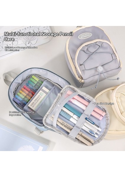 Çok Fonksiyonlu Kalem Çantası Büyük Kapasiteli Kırtasiye Çantası (Yurt Dışından) fiyatları
