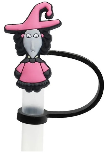 10 mm Için Noel Silikonundan Önceki Kabus, Cam Kap Için Saman Kapakları, Kol Tozu Geçirmez Yeniden Kullanılabilir Renkle 3040 Oz Dak Ile: 1pcs-03 (Yurt Dışından)