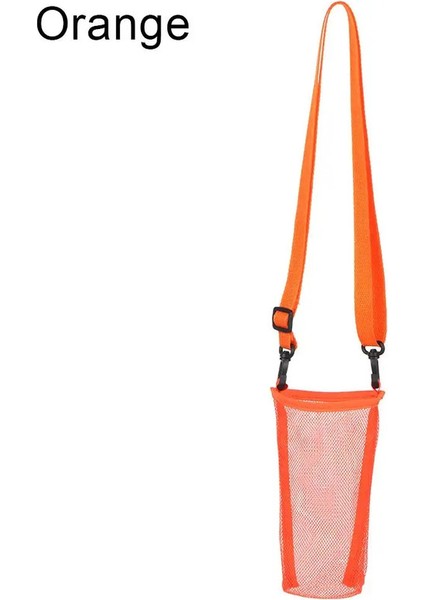 Açık Hava Spor Su Şişesi Kapağı Taşınabilir Örgü Fincan Kayış Torbası Dağı Taşıma Çanta Fincanı Aksesuarları Renk: Turuncu1 (Yurt Dışından)