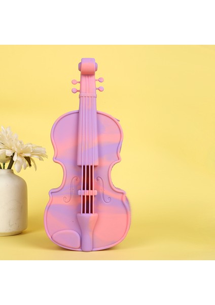 Çocuk Sevimli Kırtasiye Kutusu Çanta Keman Kalem Kutusu (Yurt Dışından)