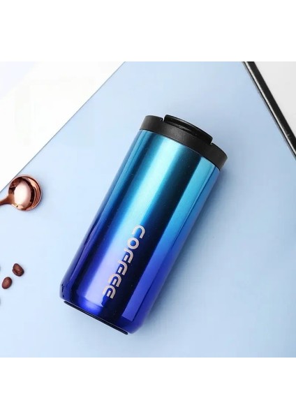 Paslanmaz Çelik Yalıtımlı Kahve Kupası 304 Seyahat Kupa Yaratıcı Moda Tasarım Iş Hediyesi Cross Sınır Araba Kupası Su Bottlecaity: 400ML/RENK: Pembe (Yurt Dışından)