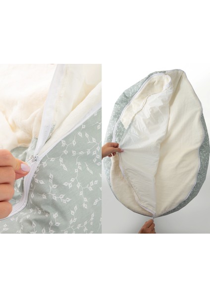 Babyjem Fasulye Yatak Mint Çiçek fırsatları