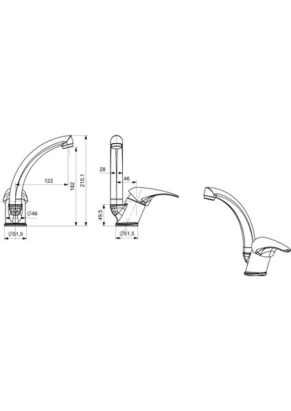 Frezyaspec Eviye Bataryası Kısa Boru fiyatları