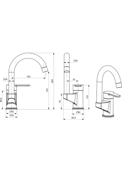 Vera Eviye Bataryası Kısa Borulu fiyatları