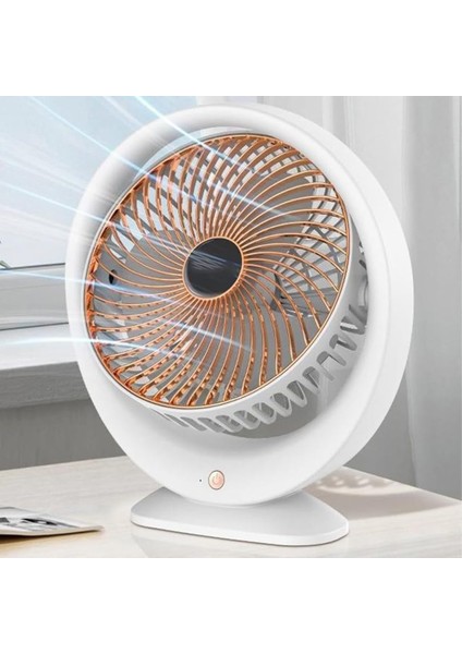 Bmr-22 Şarjlı Masaüstü Vantilatör, 3 Hız Kademesi, 180° Ayarlanabilir Dönüş, Soğutucu, Sessiz Fan