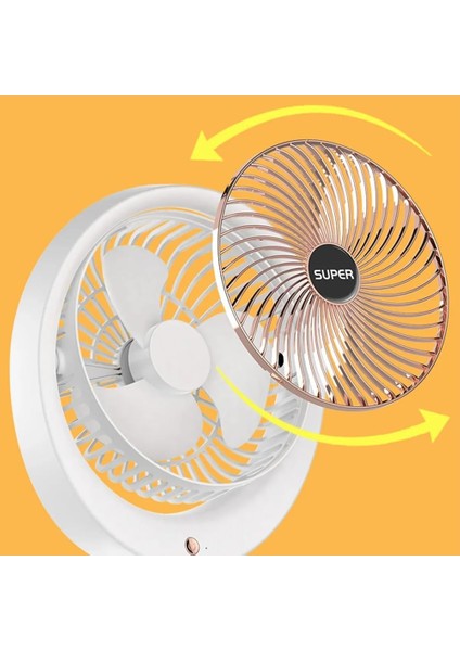 Bmr-22 Şarjlı Masaüstü Vantilatör, 3 Hız Kademesi, 180° Ayarlanabilir Dönüş, Soğutucu, Sessiz Fan modelleri