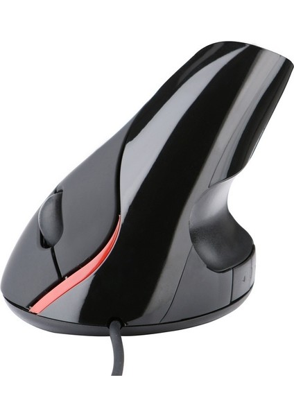 USB Optik Dikey Fare Ergonomik Dik Bilek Fare 5 Düğmeli Kablolu Fare (Yurt Dışından)