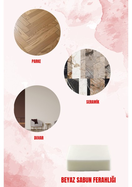 Mop Temizlik Havlusu Mop Aparatı Hediyeli 50X3 Beyaz Sabun modelleri