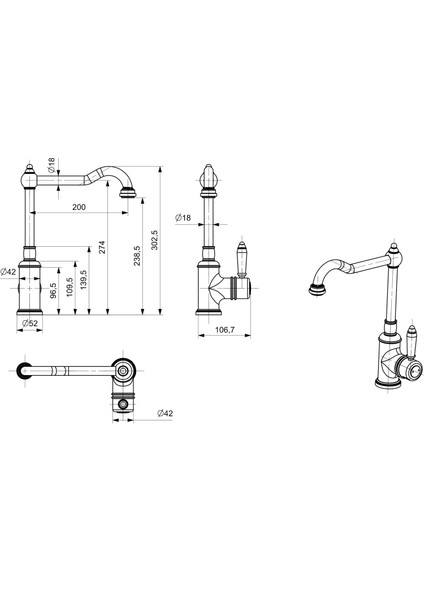 Rustik Eviye Bataryası Füme fiyatları