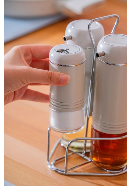 Orion 5 Parça Cam Yağlık Sirkelik ve Baharat Takımı fırsatları