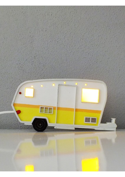 Karavan Dekoratif Aydınlatma ve Gece Lambası Ahşap Mdf ( El Yapımı) modelleri