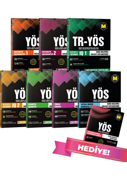 Tr-Yös Set-1 (Tüm Dersler Konu Anlatımlı Kitap Seti)