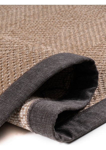 Dokuma Balık Sırtı Sisal Kolay Temizlenir Mutfak Antre Oturma Odası Kumaş Bordürlü Özel Halı