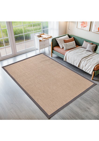 Dokuma Balık Sırtı Sisal Kolay Temizlenir Mutfak Antre Oturma Odası Kumaş Bordürlü Özel Halı modelleri