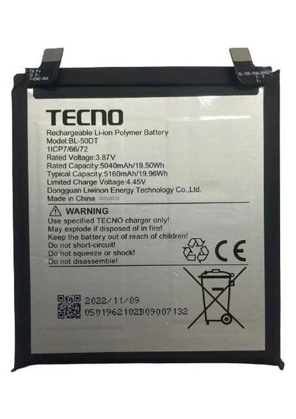 Phantom X2 Batarya Pil