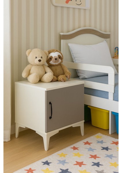 Deniz Komodin | Birinci Sınıf MDF Kalitesi | REHAU Kaplama Kapak | Ağaç Ayaklı