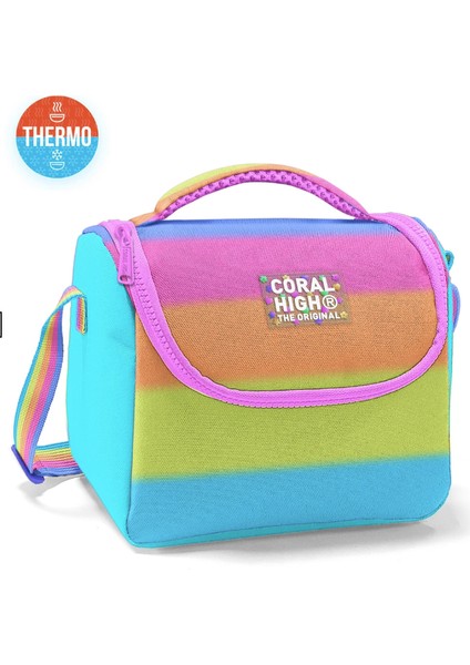 Kids Renkli Çizgili 3’lü Okul Çanta Seti SET0123970