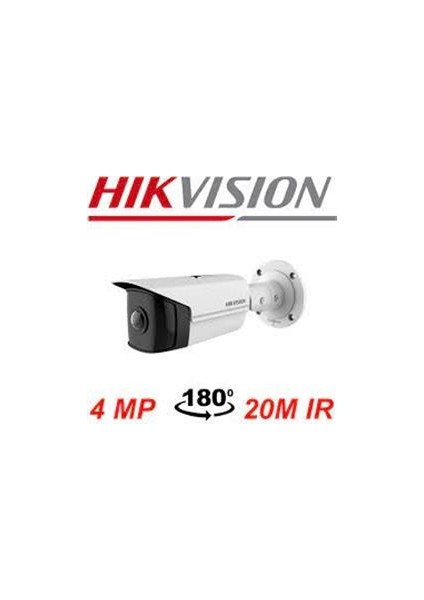 DS-2CD2T45G0P-I 4MP IP 1,68 mm IR Bullet Kamera 180° Süper Geniş Açı fırsatları
