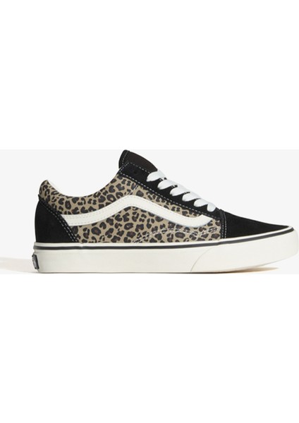 Old Skool Kadın Siyah/leopar Sneaker.-