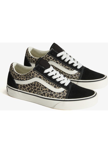 Old Skool Kadın Siyah/leopar Sneaker.- fiyatları