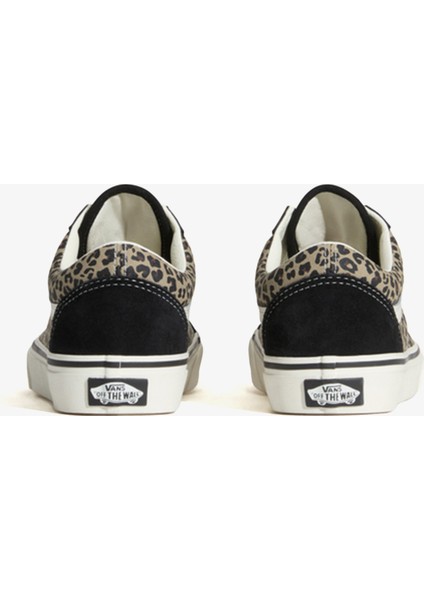 Old Skool Kadın Siyah/leopar Sneaker.- modelleri