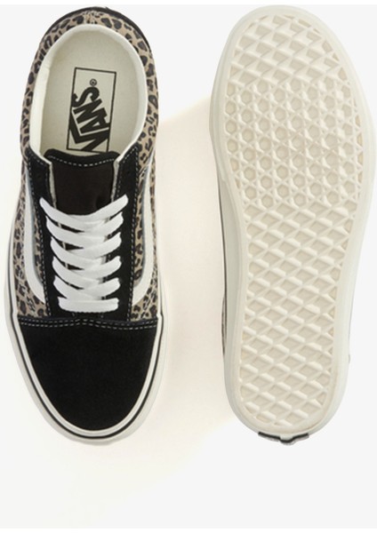 Old Skool Kadın Siyah/leopar Sneaker.- indirimleri