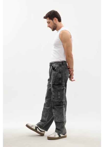 Erkek Kargo Cepli Jean Pantolon fırsatları