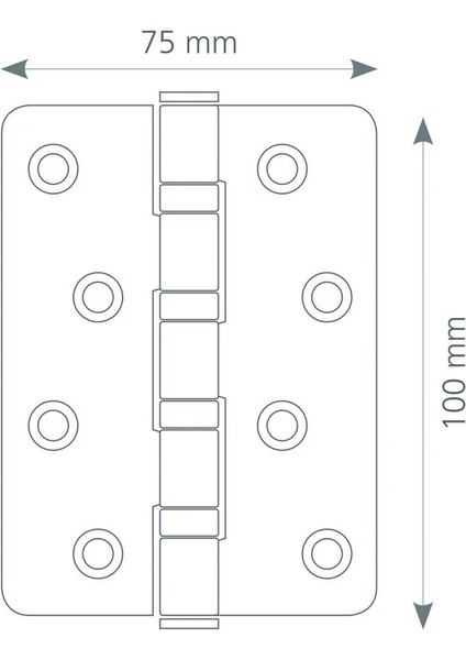 Paslanmaz Menteşe 2.2 mm Oval Siyah fiyatları
