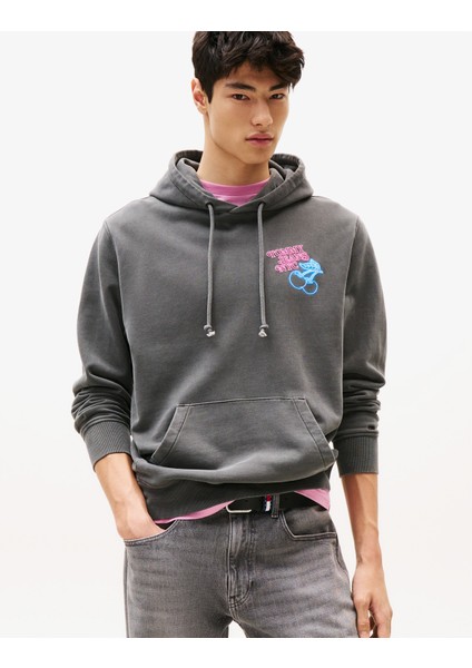 Back Logo Erkek Gri Sweatshirt.0gj modelleri