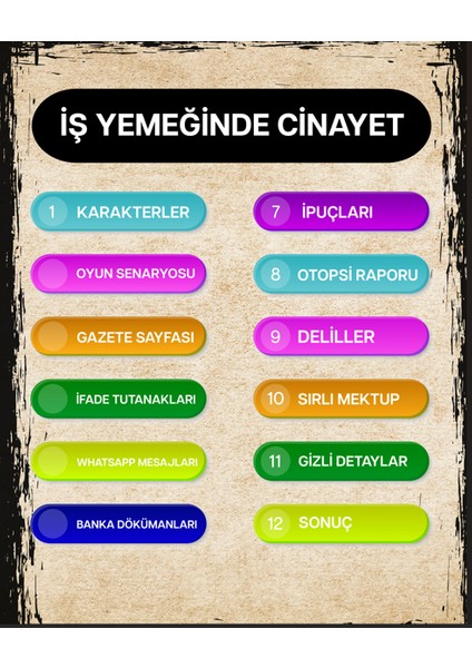 Ikili Paket Iş Yemeği Suikast ve Mr.white Suikast Dosyası Sudoku ve Harf Bulmacalı Dedektif Oyunu fiyatları