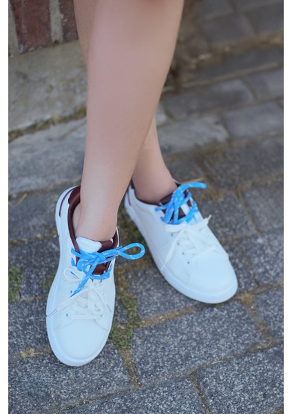Kadın Sneaker Çift Bağcıklı Spor Ayakkabı Zemila