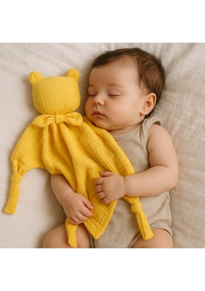 Çift Katlı Müslin Ayıcık Uyku Arkadaşı