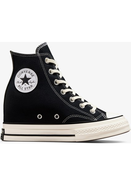 Chuck 70 Wedge Unisex Siyah Platform SNEAKER.001 fırsatları