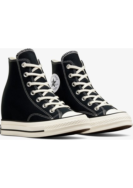 Chuck 70 Wedge Unisex Siyah Platform SNEAKER.001 indirimleri