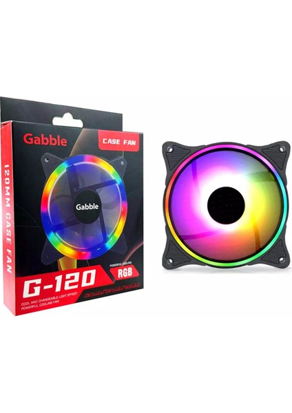 GAB-G-120 12V 12CM*12CM Rgb Kasa Fan