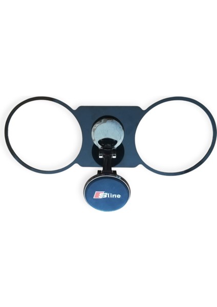 Audi Q2 Uyumlu 2015-2024 Kasa Sline Logolu Açılabilir 360 Derece Dönen Mıknatıslı Telefon Tutucu modelleri