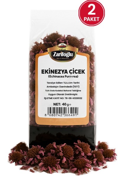 Ekinezya Otu Bitkisi Şifalı Bitkiler 2 x 40 gr