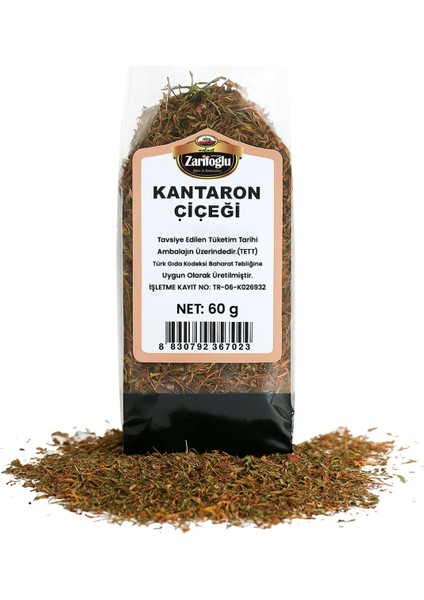 Kantoron Çiçeği Otu Bitkisi Şifalı Bitkiler 2 x 60 gr
