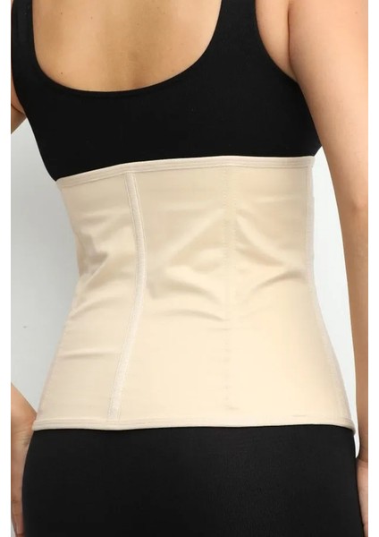 Askısız Lateks Korse – Doğum Sonrası Bel ve Göbek Destekli, 2 Beden Daraltan Toparlayıcı Model fırsatları