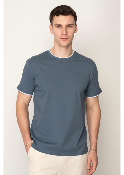 Mavi Regular Fit Bisiklet Yaka Erkek T-Shirt E1026