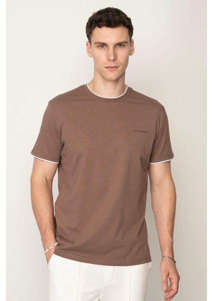 Vizon Regular Fit Bisiklet Yaka Erkek T-Shirt E1026