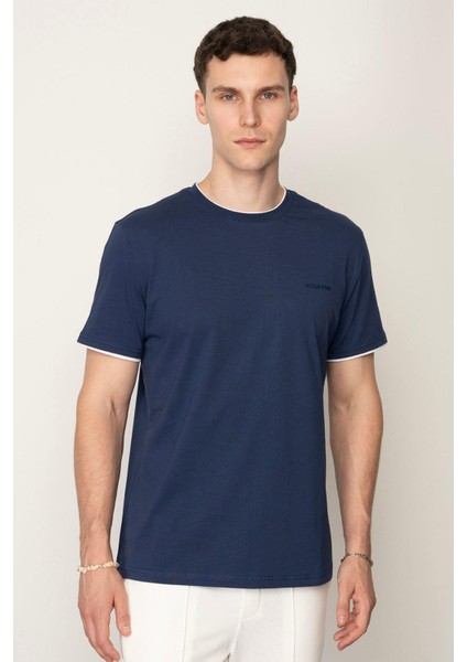Indigo Regular Fit Bisiklet Yaka Erkek T-Shirt E1026