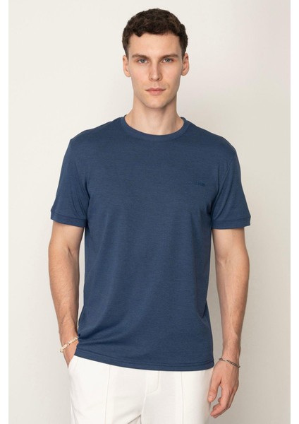 Indigo Regular Fit Bisiklet Yaka Erkek T-Shirt E1023